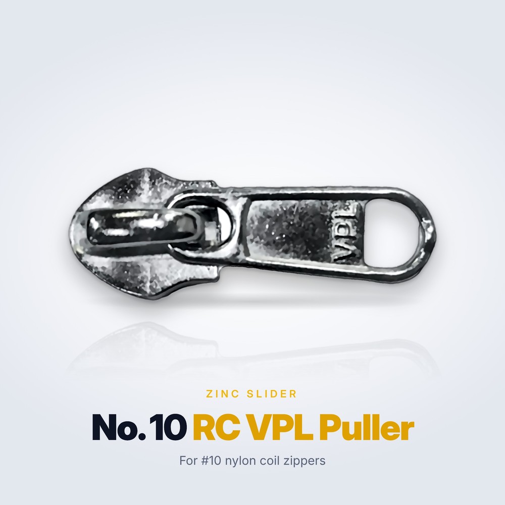 No. 10 zinc alloy slider, RC VPL Puller