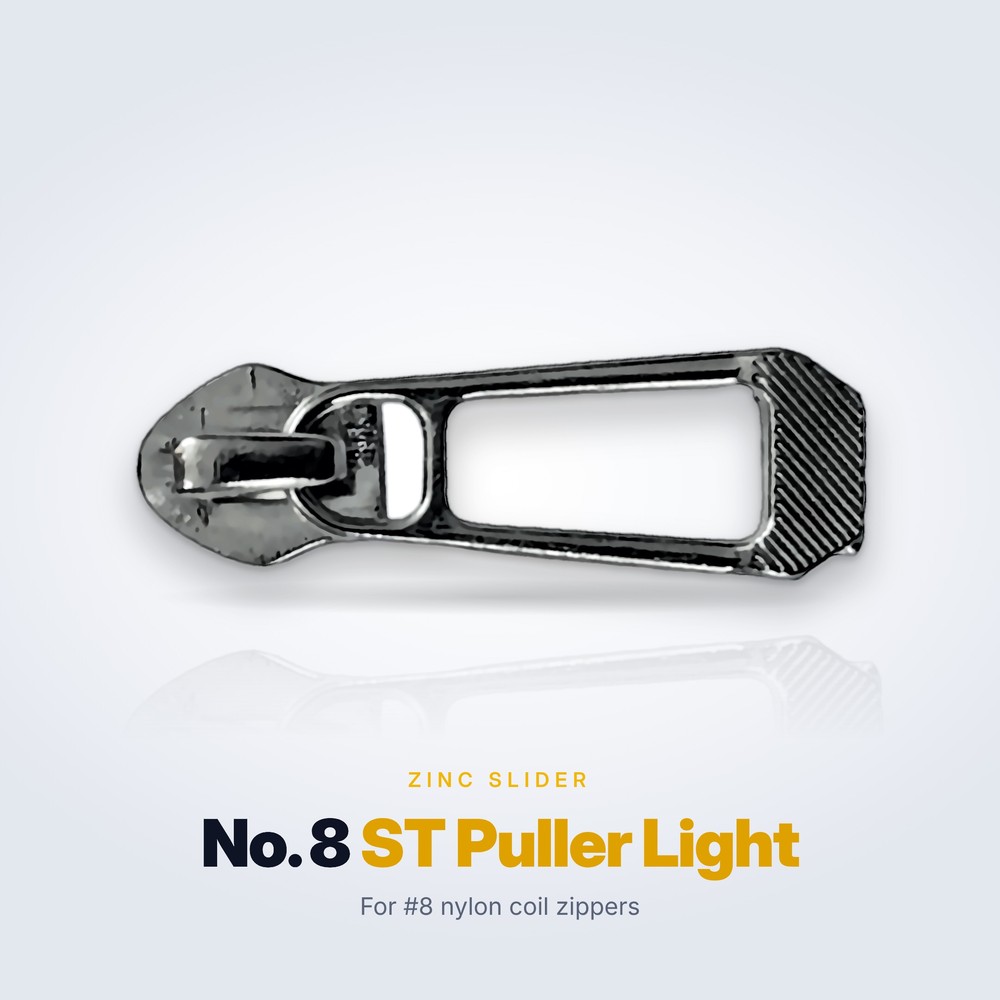 No. 8 zinc alloy slider, ST Puller Light