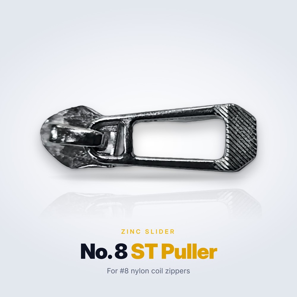 No. 8 zinc alloy slider with ST puller